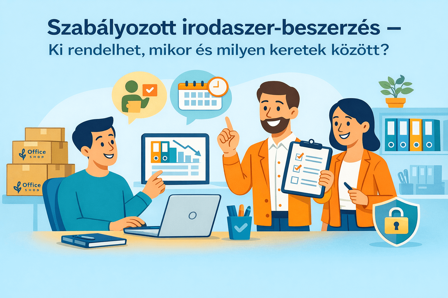 Szabályozott irodaszer-beszerzés